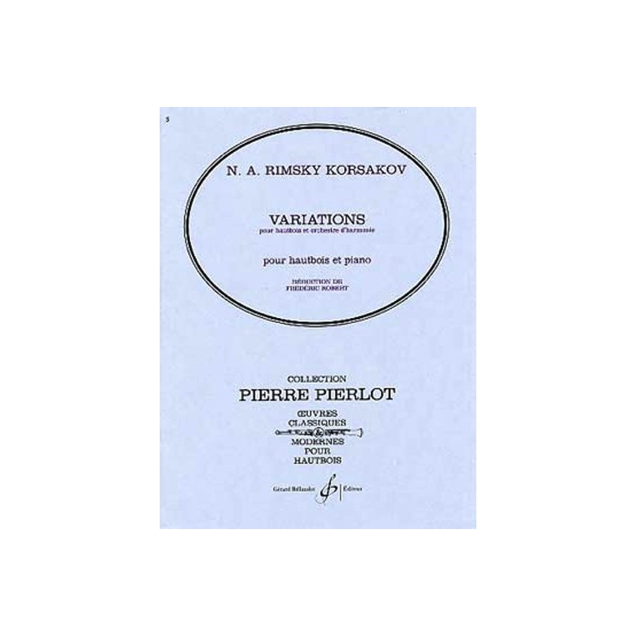 GBMRB1237-1 Variations Pour Hautbois Et Orchestre D'Harmonie
