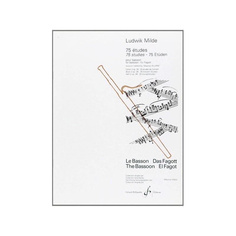 9790043016595GB1659 75 Etudes Volume 2 Opus 26 : 25 Etudes De Concert