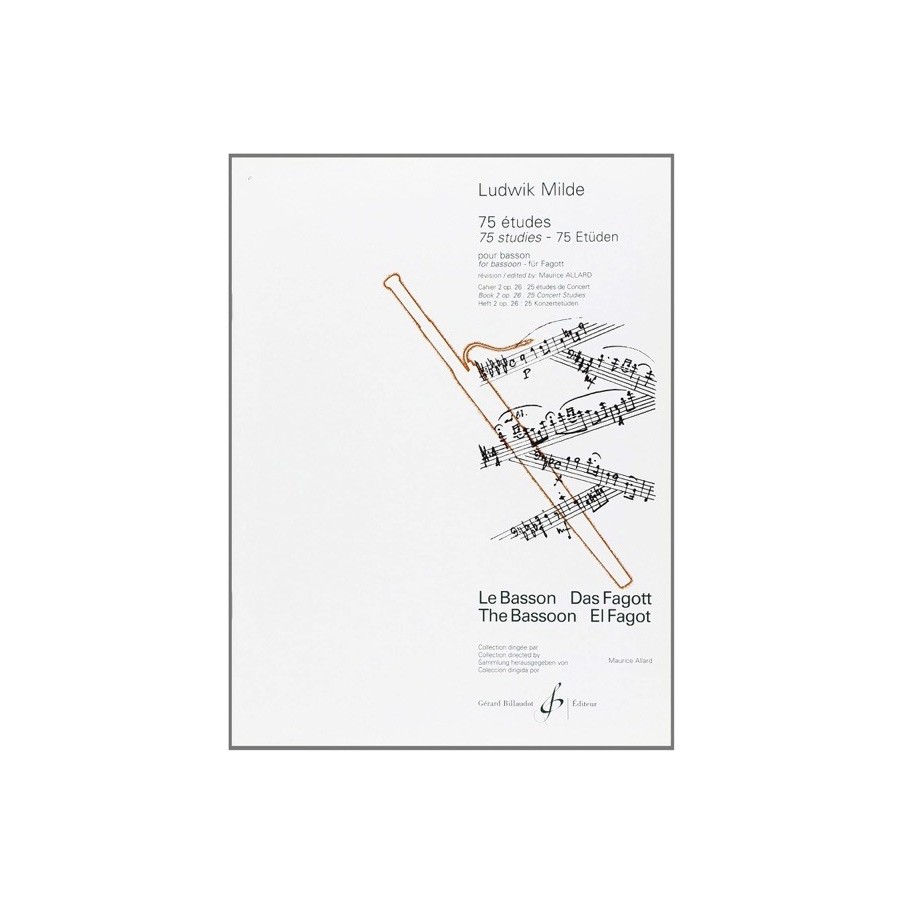 9790043016595GB1659 75 Etudes Volume 2 Opus 26 : 25 Etudes De Concert