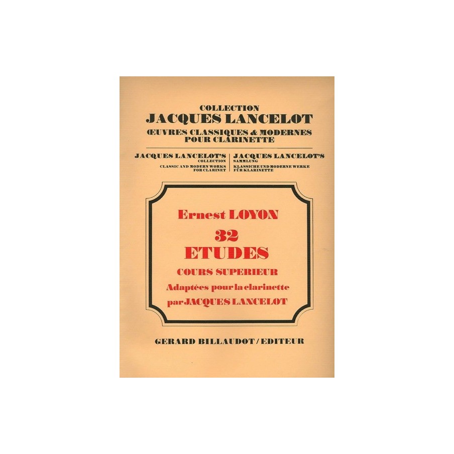 0000000296236GB3085 32 Etudes Cours Superieur