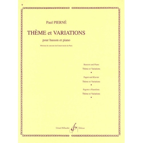 9790043002802GBCC2796 Theme Et Variations