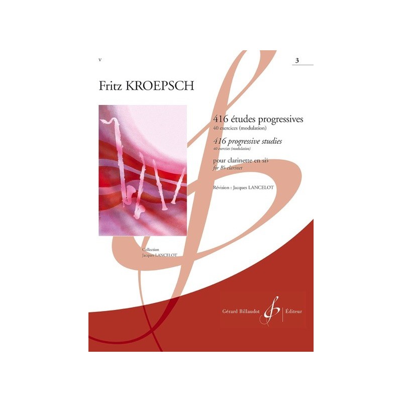 9790043018148GB1814 416 Etudes Progressives Volume 3