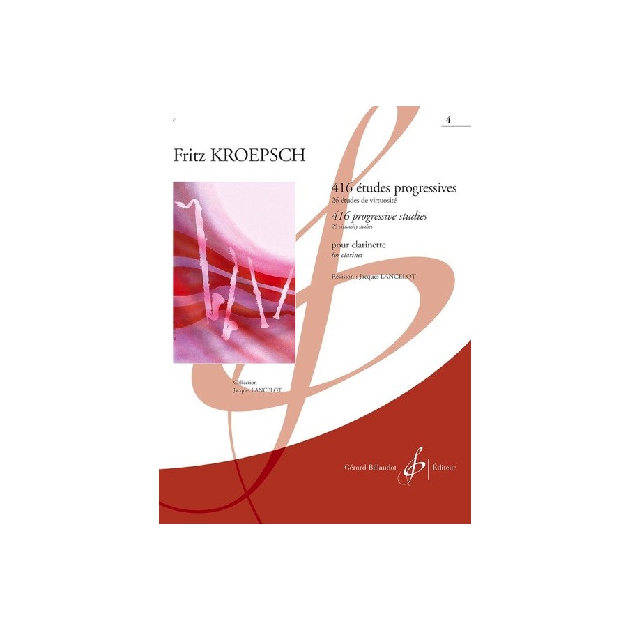 9790043018155GB1815 416 Etudes Progressives Volume 4
