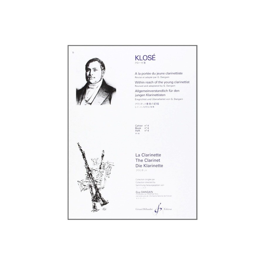 9790043031970GB3197 A La Portee Du Jeune Clarinettiste Volume 4