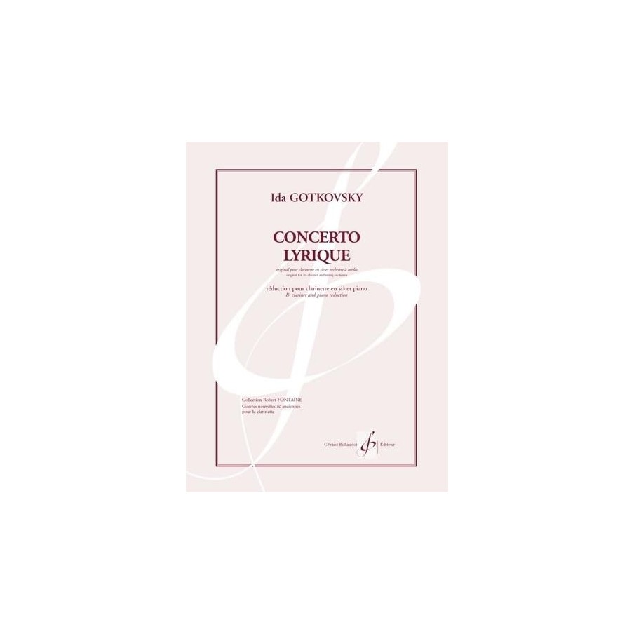 9790043029144GB2914 Concerto Lyrique