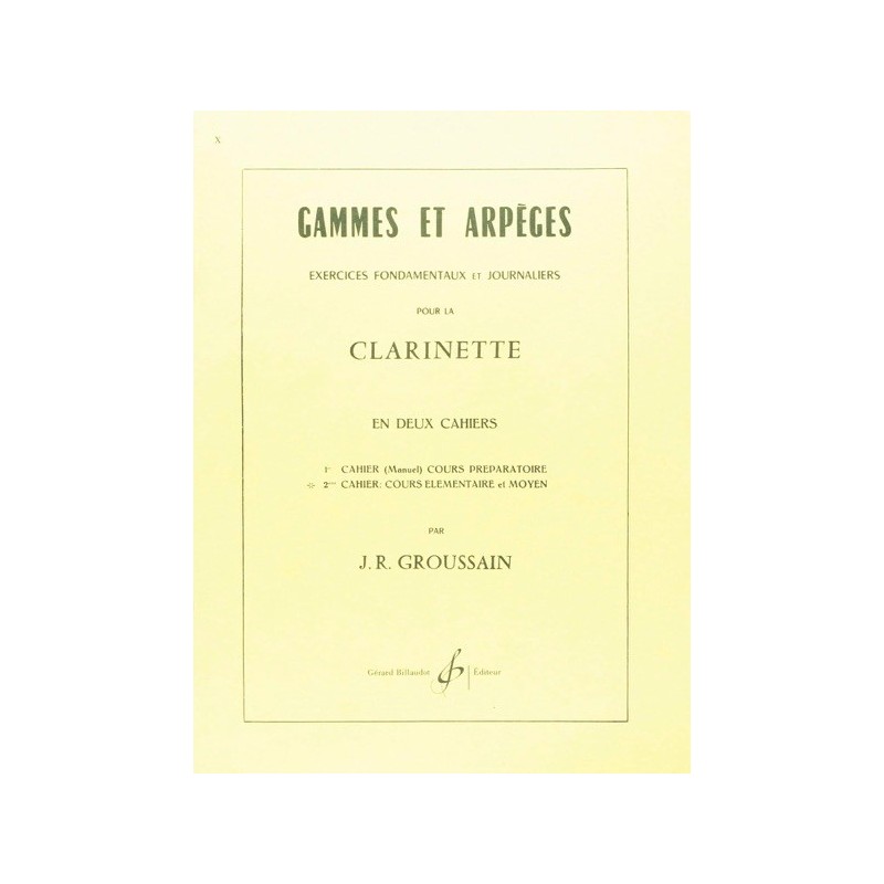 9790043006343GB1661-2 Gammes Et Arpeges Volume 2