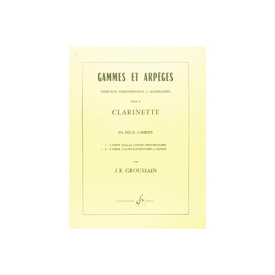 9790043006343GB1661-2 Gammes Et Arpeges Volume 2