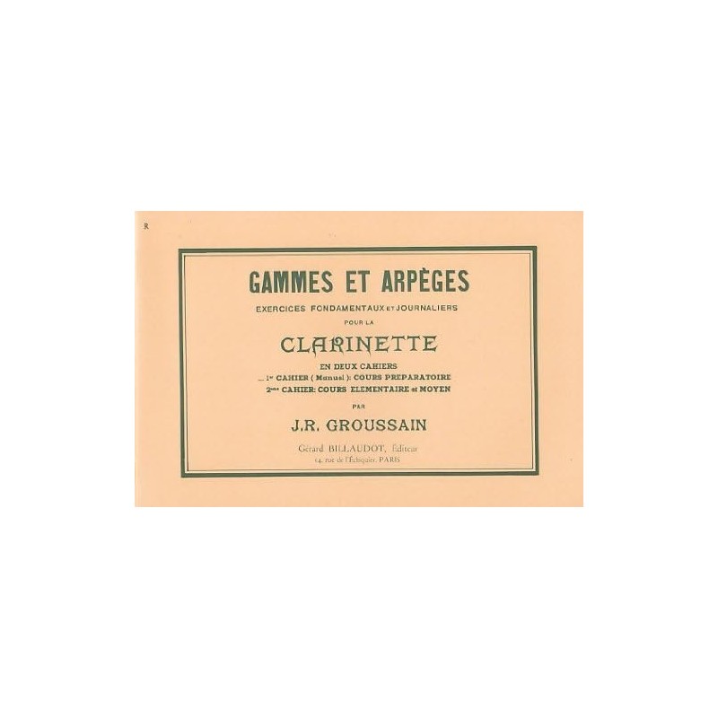GB16611 Gammes et Arpeges