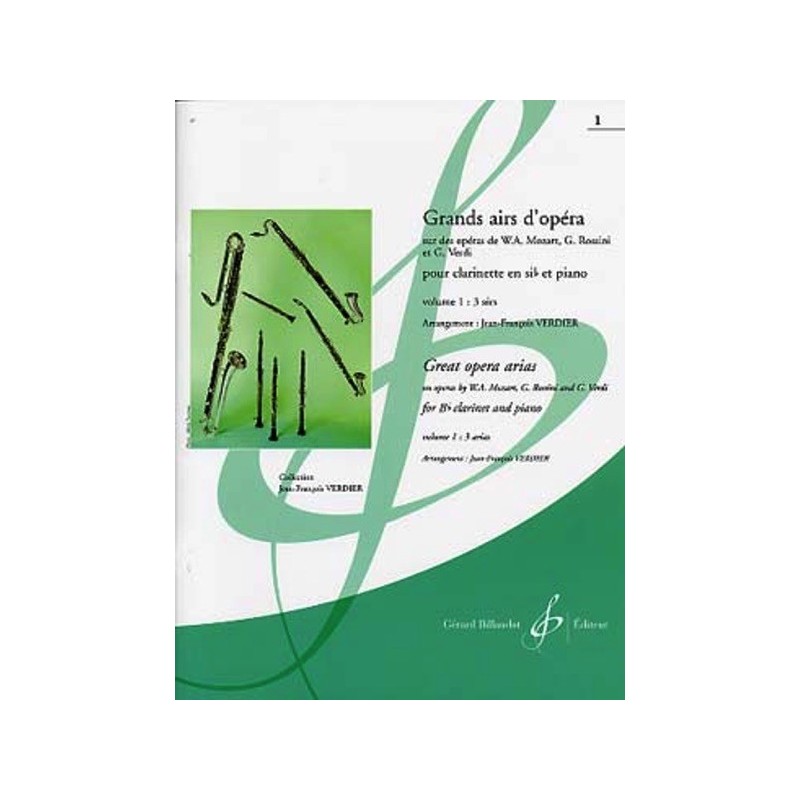 9790043063117GB6311 Grands Airs D'Opera Volume 1