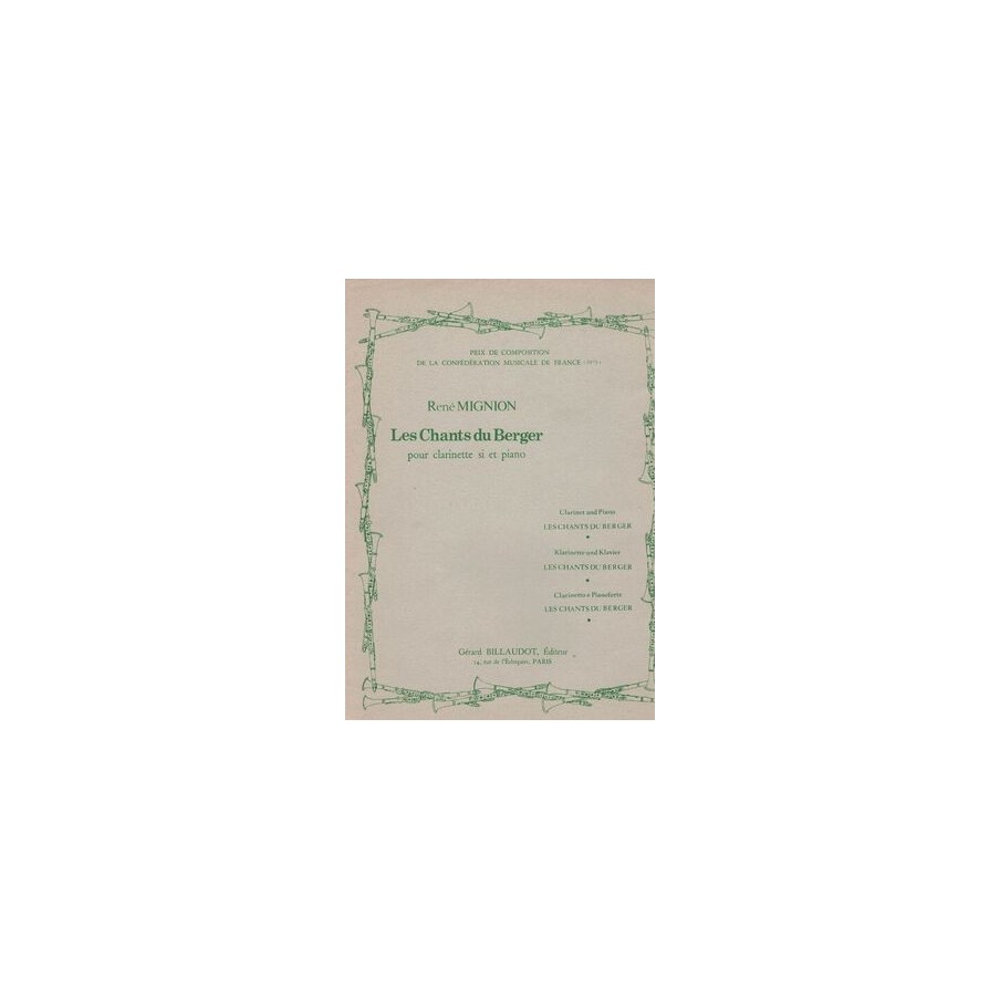 GB2969 Les Chants Du Berger