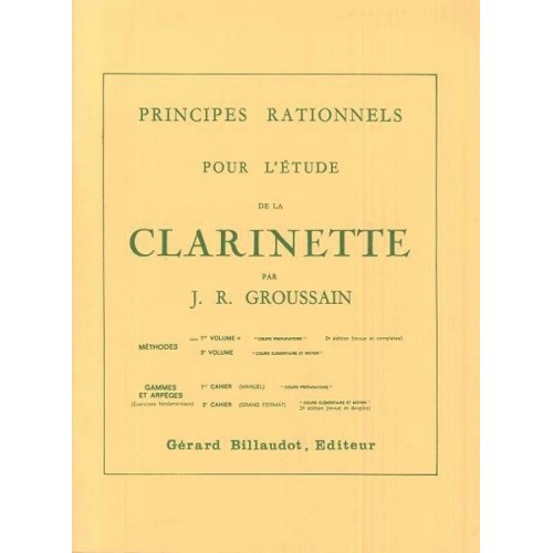 GBSC0001-1 Principes Rationnels Volume 1