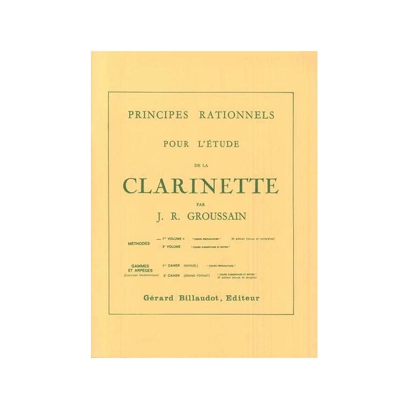 GBSC0001-1 Principes Rationnels Volume 1