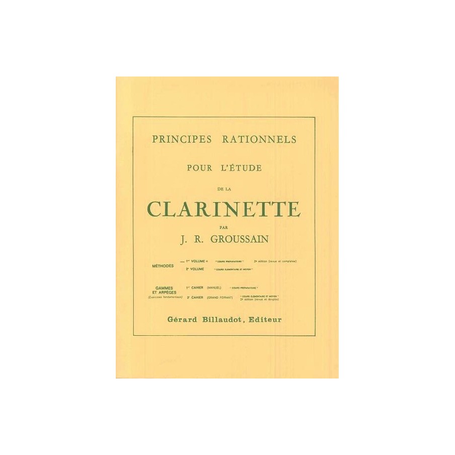 GBSC0001-1 Principes Rationnels Volume 1