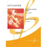 9790043017516GB1751-1 24 Etudes Atonales Faciles - Saxophone