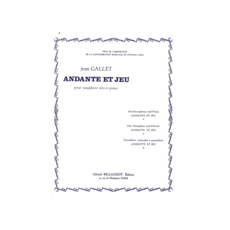 0000000304665GBMRB1222 Andante Et Jeu