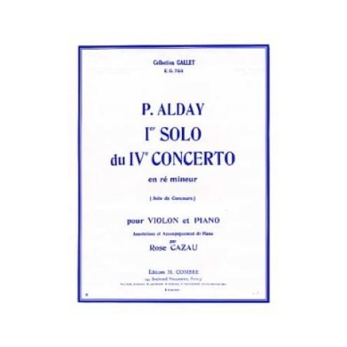COMEG10007 Solo n°1 du concerto n°4 en ré m.