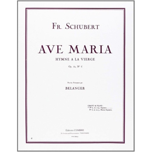 Ave Maria Op.52 n°6 en sib