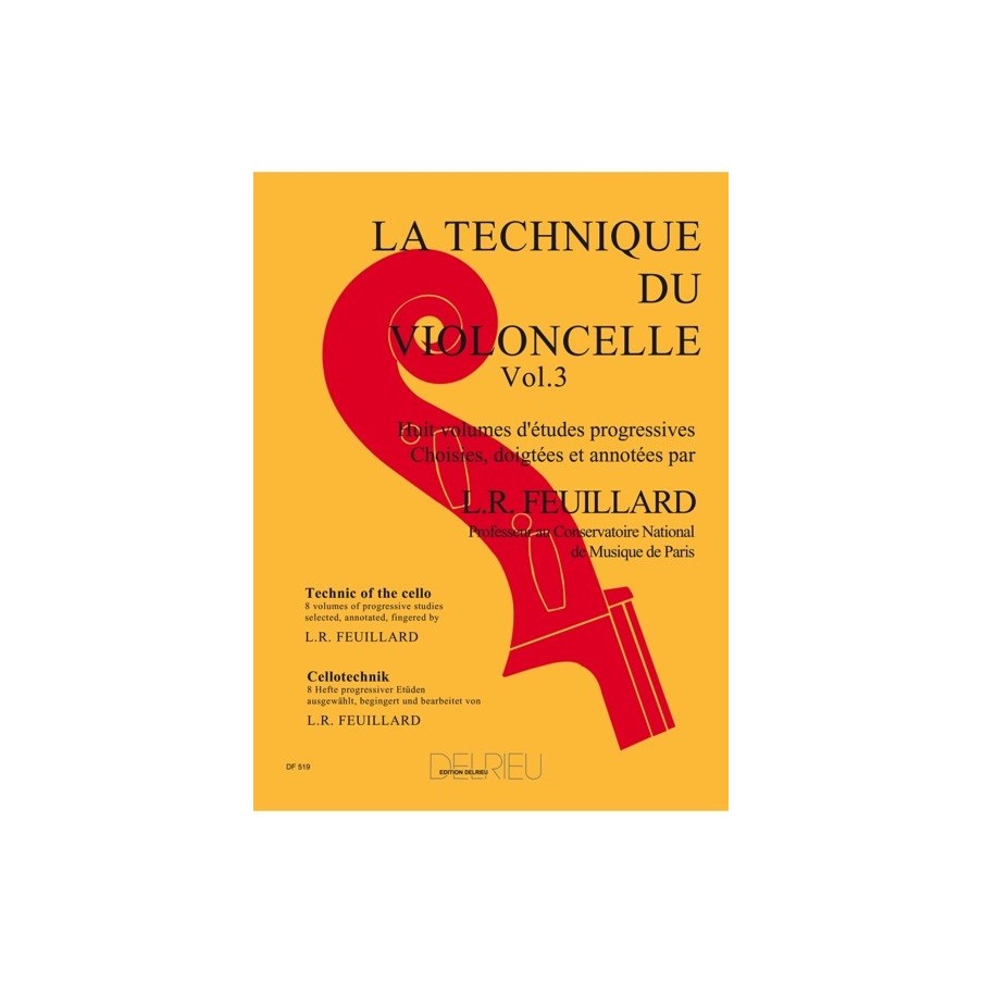 9790231705393DELDF519 Technique du violoncelle Vol.3