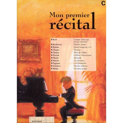 9790231709636DELGD1558 Mon premier récital Vol.C