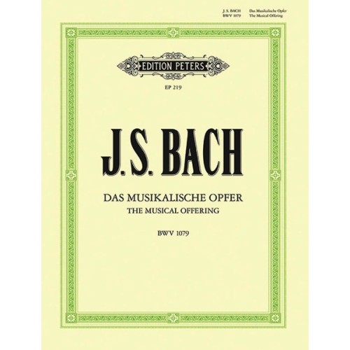 9790577083551EP219 Musical Offering BWV 1079