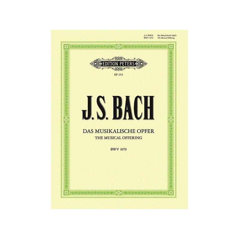 9790577083551EP219 Musical Offering BWV 1079