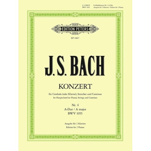 9790014027162EP4467 Concert A Bwv1055