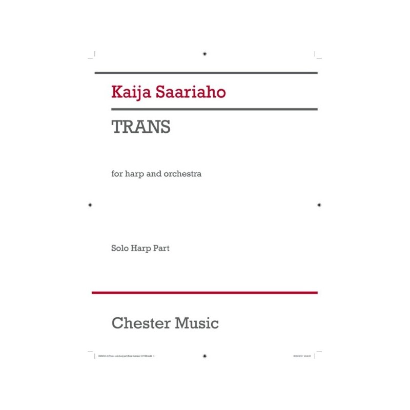 5020679002131MUSCH84513-01 Trans (Solo Harp Part)