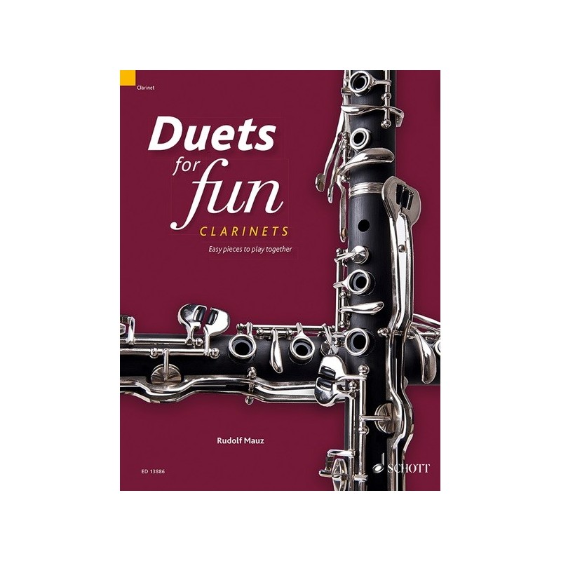 9790220137099841886028098ED_13886 Duets for fun: Clarinets