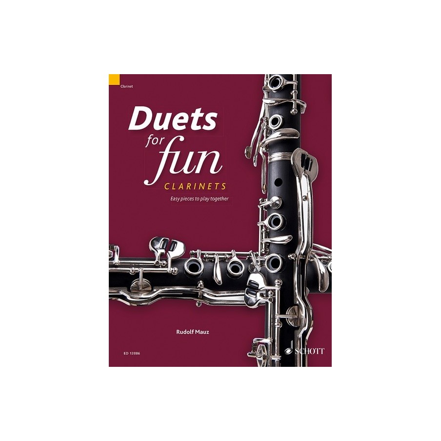 9790220137099841886028098ED_13886 Duets for fun: Clarinets