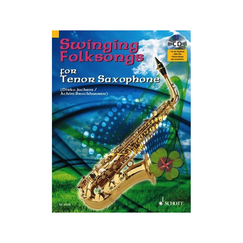 9783795758363ED_20126 Swinging Folksongs for Tenor Saxophone