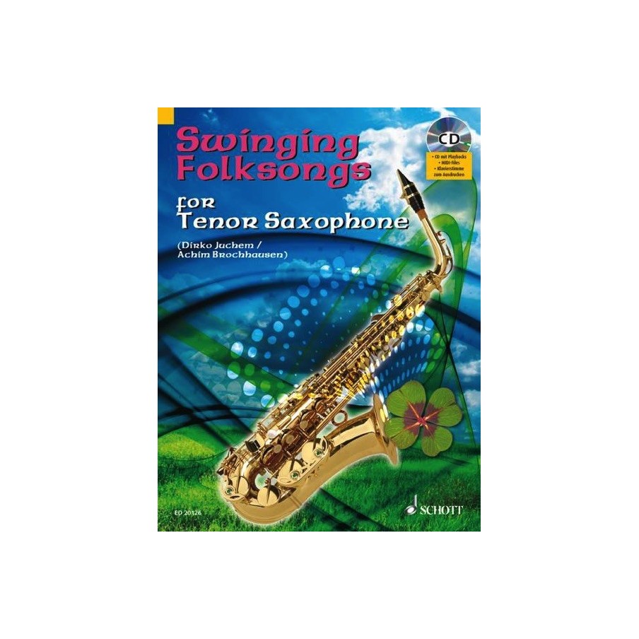 9783795758363ED_20126 Swinging Folksongs for Tenor Saxophone