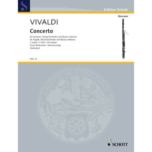 9790001093095FAG_14 Concerto C major RV 472/PV 45
