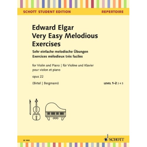 9790001161954SE_1003 Exercices mélodiques très faciles op. 22