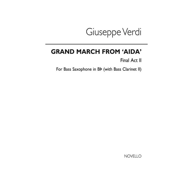 5020679238059MUSNOV090535-13 Grand March From 'Aida' - Bass Sax