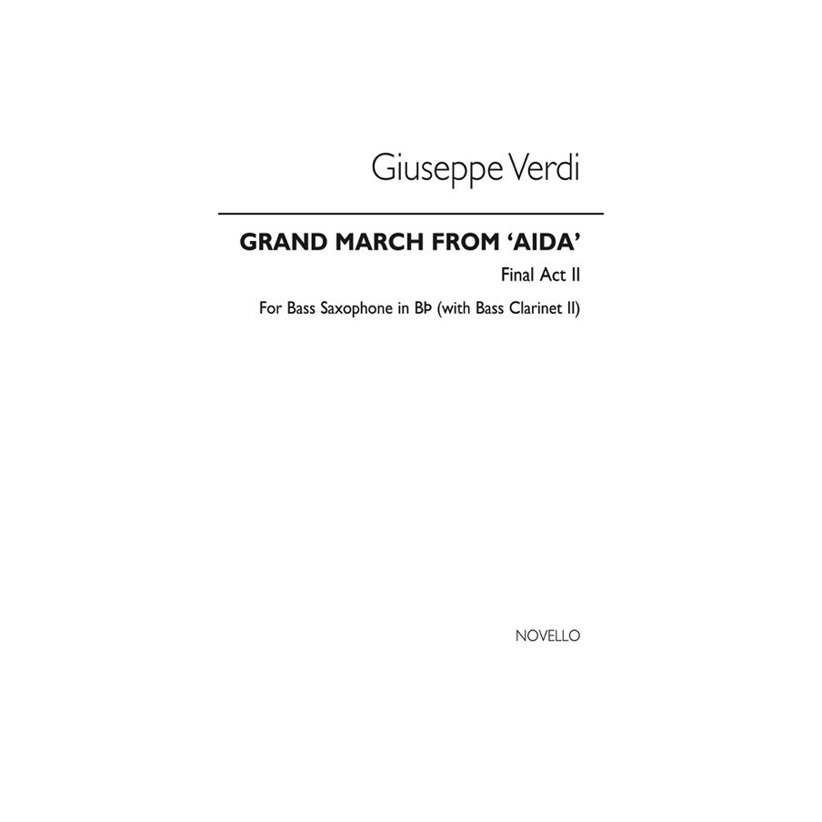 5020679238059MUSNOV090535-13 Grand March From 'Aida' - Bass Sax