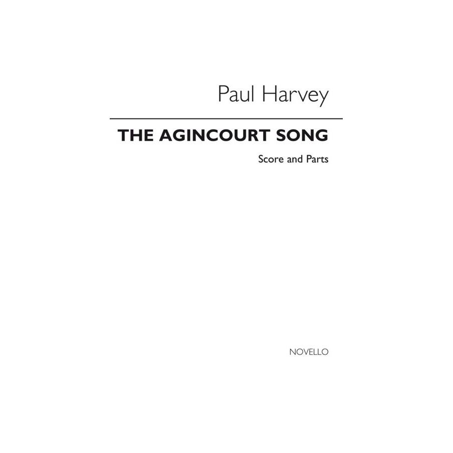 5020679175064MUSNOV120466 Agincourt Song for Sax Quartet