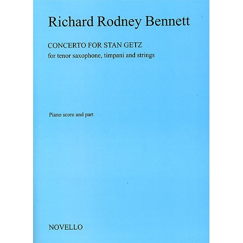 9780711990456MUSNOV360087 Concerto For Stan Getz (Saxophone/Piano)