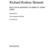 5020679230343MUSNOV958837 Ballad In Memory of Shirley Horn (Tenor Saxophone)