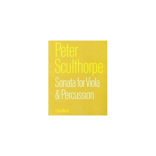 9780571505548FAB0571505546 Sonata for viola and percussion