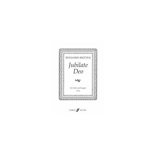 9780571507245FAB0571507247 Jubilate Deo In E Flat