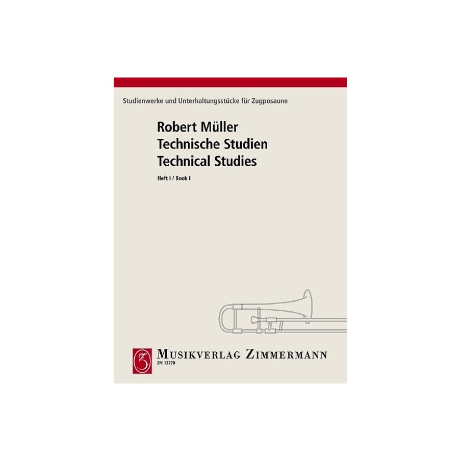 9790010122700ZZM_12270 Technische Studien für Posaune Heft 1