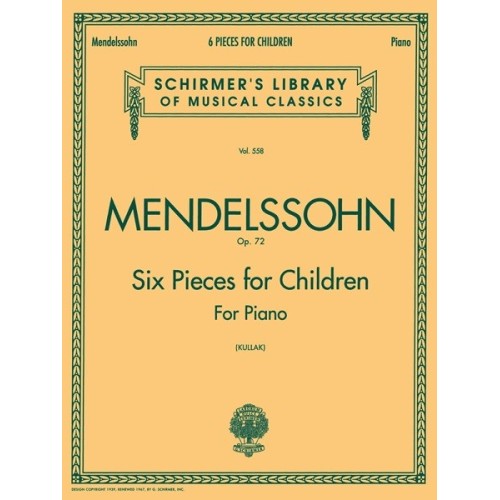 6 Pieces for Children, Op. 72