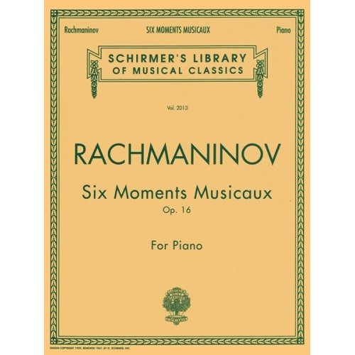 978079354364973999823813HL50482381 6 Moments Musicaux, Op. 16