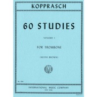 9790220412189IMC1544 60 Studies for Trombone Vol. 1