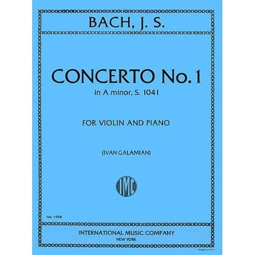 Concerto N. 1 La M. Bwv...