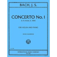 9790220412578IMC1598 Concerto N. 1 La M. Bwv 1041 (Galamian)