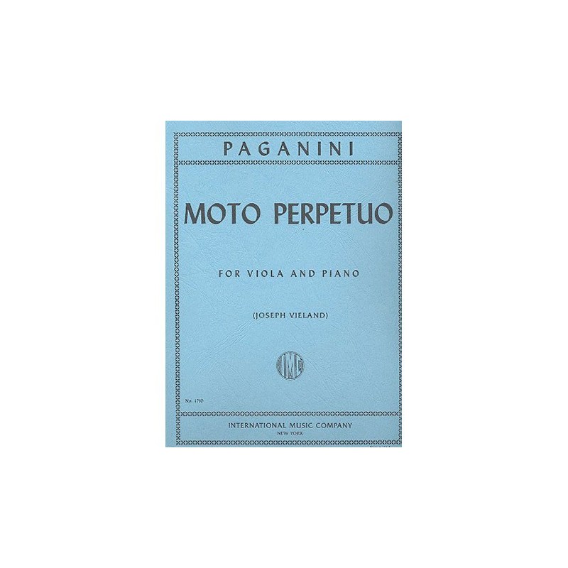 9790220413285IMC1710 Moto Perpetuo Op. 11 (Vieland)