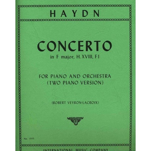 9790220415623IMC1993 Concerto Fa (Con Cadenze) (Veyron/Lacroix)