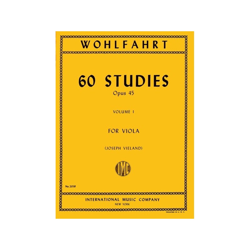 9790220416163IMC2058 60 Studies, Opus 45: Volume I