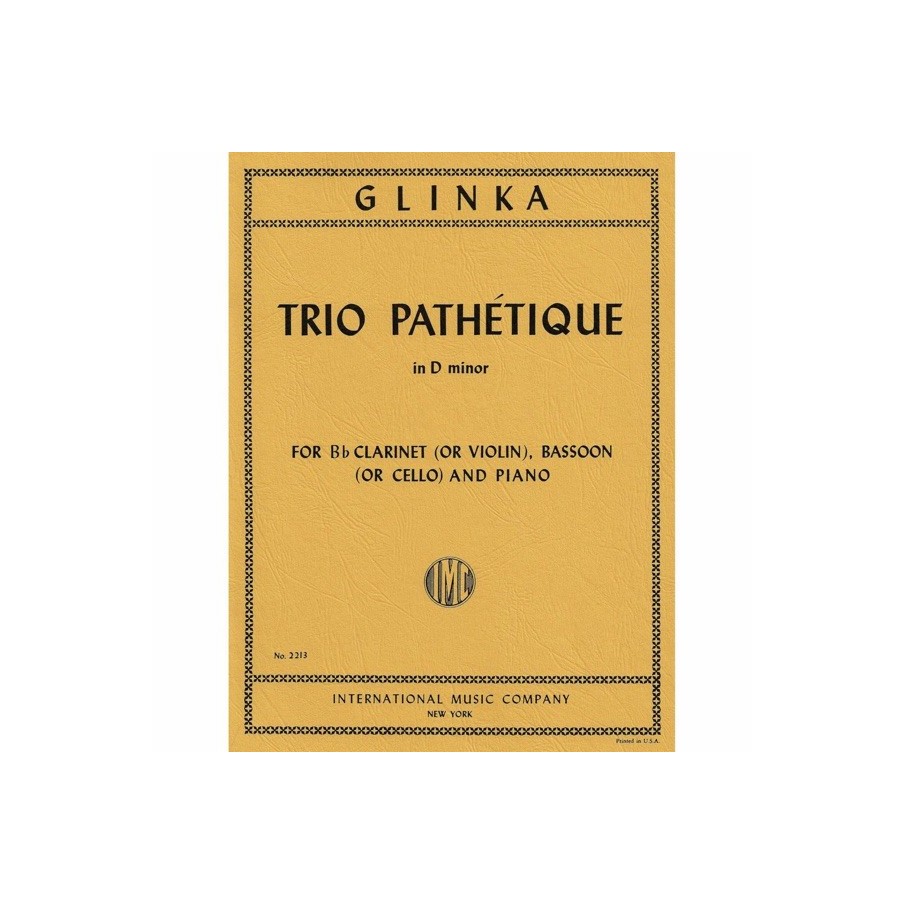 9790220417429IMC2213 Trio Pathétique in D minor